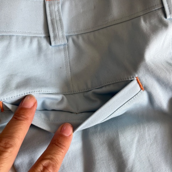 J.McLaughlin Sz 36 LightBlue Taylor Straight Fit Chino in Italian Twill Cotton - Picture 7 of 13